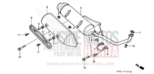 EXHAUST MUFFLER SH1503 de 2003